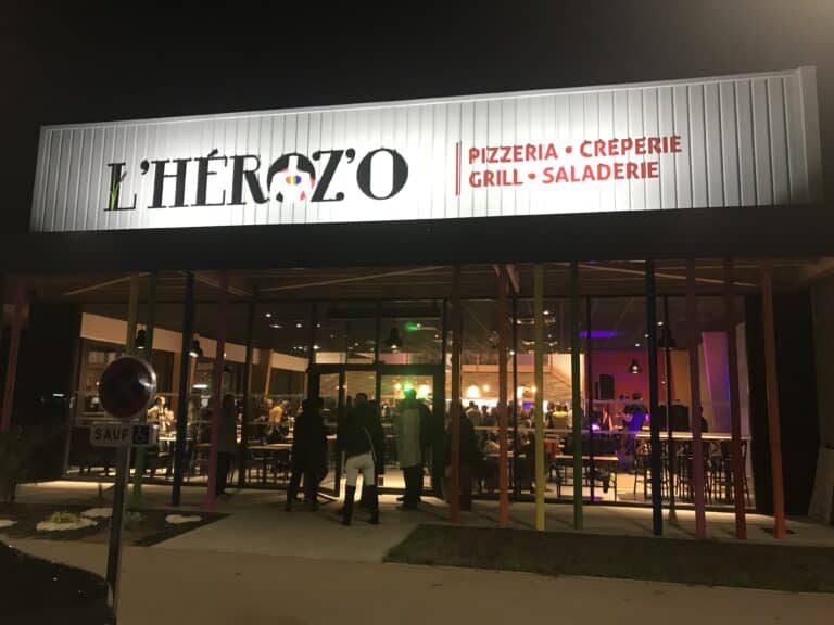 Enseigne restaurant l_Héroz_o